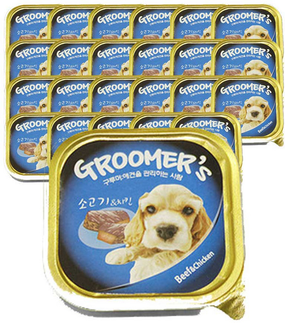 구루머 독, 소고기 앤 치킨, 100g, 24개