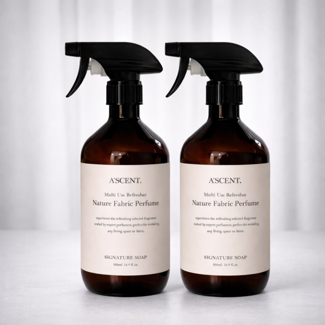 에이센트 섬유탈취제 500ml, 2개, 시그니처솝