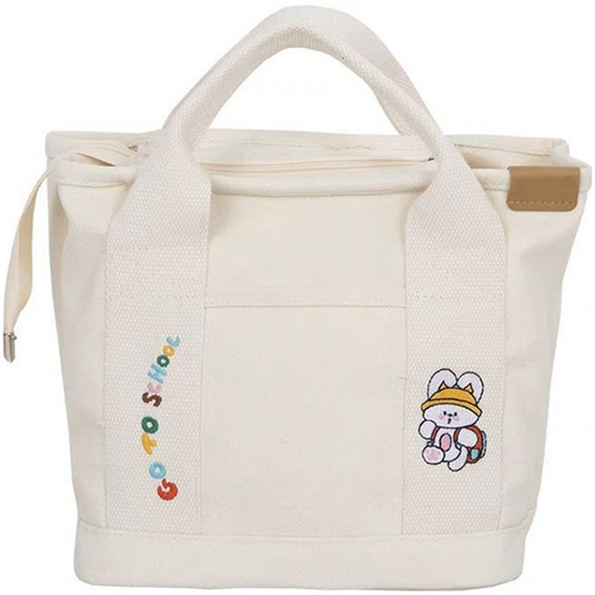 BuyChoo 여성 다용도 캔버스 토트백