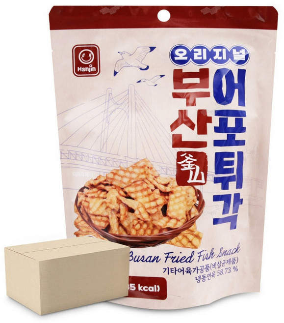 한진 부산 어포튀각 오리지널, 30개, 28g