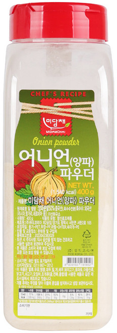 푸드올마켓_ 미담채 어니언(양파) 파우더 400g, 1개