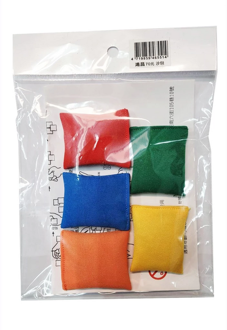 鴻昌 傳統童玩沙包, 1個, Multicolor