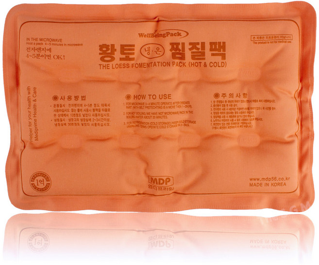 MDP산업 면황토 찜질팩 면처리코팅, 1개