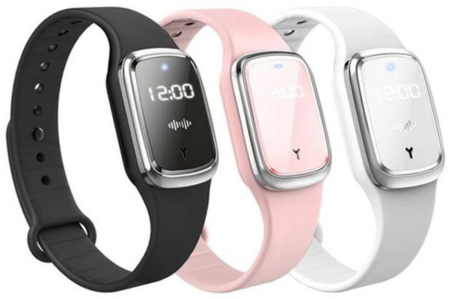 모기시루 모기 전자파 밴드 워치 시계가능 바베큐 야외 여름, 02. 화이트 시계가능