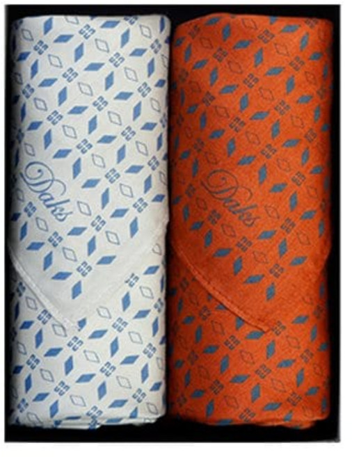 닥스 남녀 손수건 2매세트 나염 52번 CQK747 FRZ688