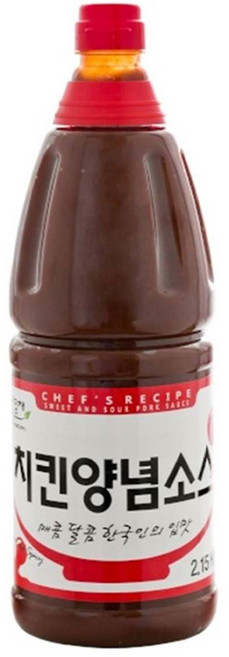 미담채 치킨 양념소스 2kg x4개, 4개