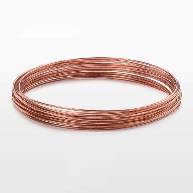 코팅안된 구리선 구리와이어 적동선 구리철사 동선, 굵기3mmX길이5M, 1개