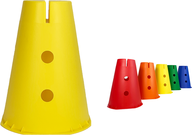 아이소파 아이짐 원탑 옵션 전색상 모음 IG-13 유아 체육 반환점 스태킹 컵 쌓기 교구, 노랑