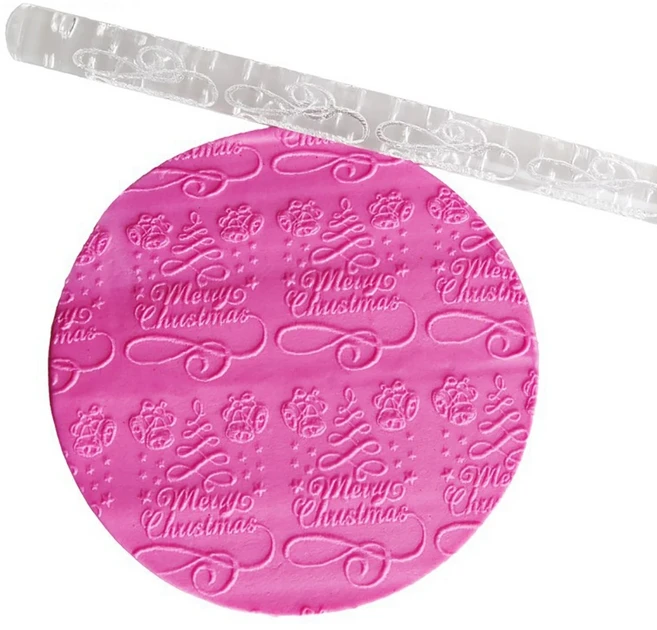 아크릴 롤링 핀 페이스트리 퐁당 플라스틱 DIY 케이크, 01 오렌지