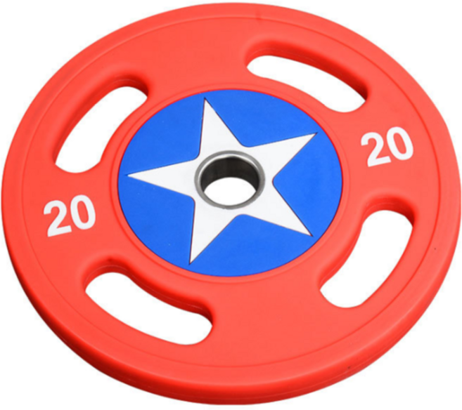 광안리보부상 방패모양 캡틴아메리카 바벨 중량 원판 SET, 10kg, 1개