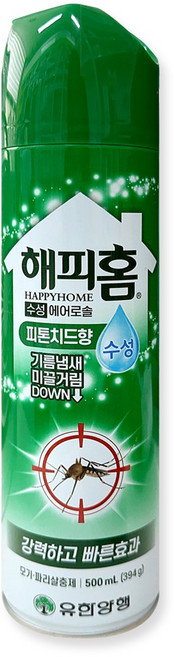 해피홈 수성 에어로솔 피톤치드향 500ml, 1개