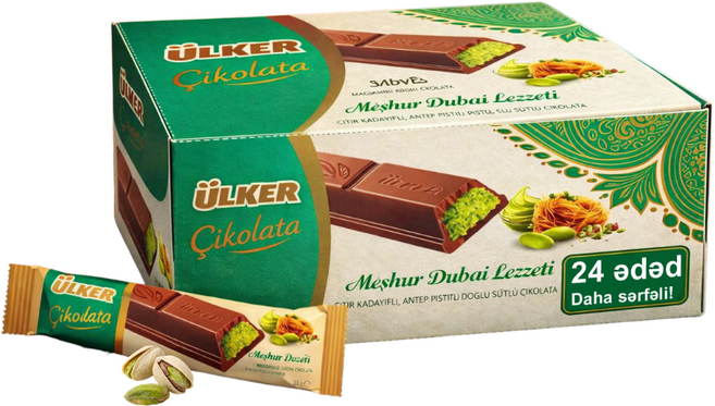 얼커 두바이 초콜릿, 24개, 35g