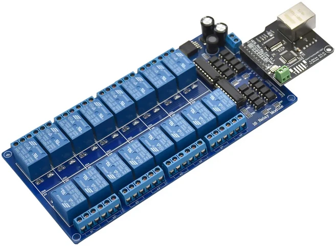 8/16 채널 릴레이는 이더넷 컨트롤러 보드입니다. RJ45 인터페이스 이더넷 제어 모듈 Lan Wan 네트워크 웹, 02 16 Channel