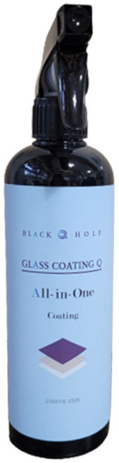 블랙홀 글라스 코팅큐(500ml)유리세정 광택코팅 발수크리너, 1개, 500ml