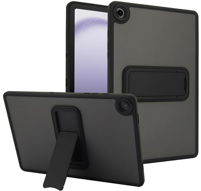 스냅케이스 갤럭시탭 매트릭 범퍼 거치대 케이스, 블랙, 1개