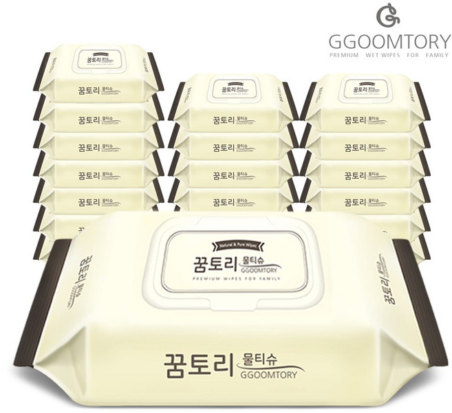 꿈토리 물티슈 13종모음전, 20개