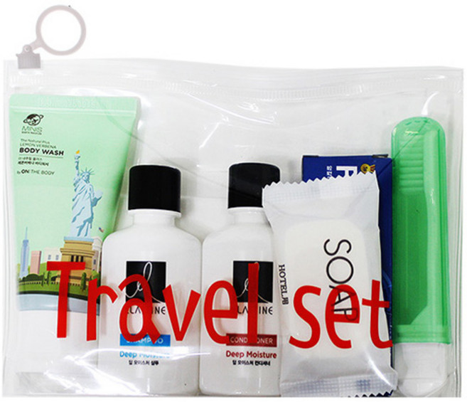 LG생활건강 7종 여행용샴푸세트, 1세트