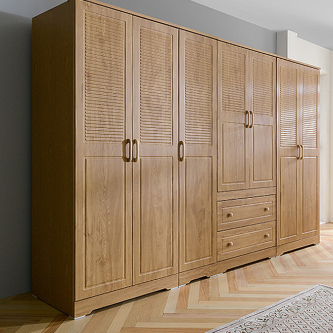 장인가구 세이지 K3 2000 옷장세트 B형, 아카시아화이트