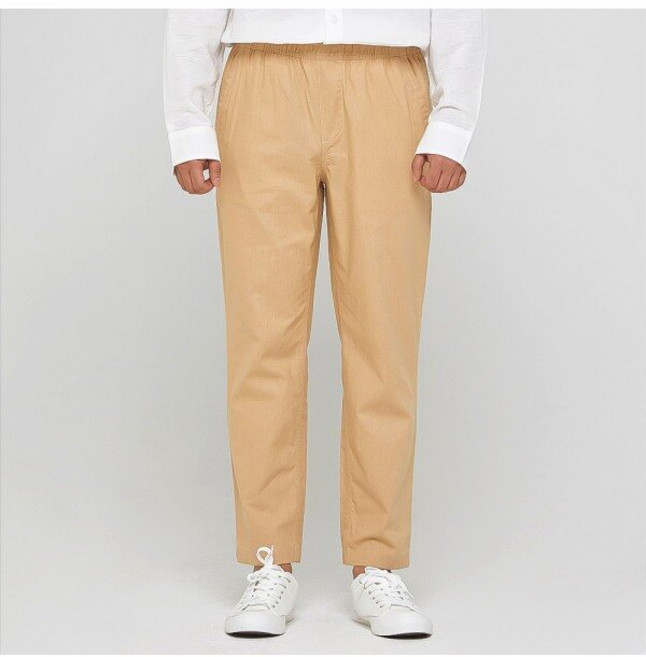 후아유 베이지 80 남성 린넨 밴딩팬츠 (WHTAA2409M-T)