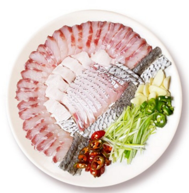 국내 자연산 신안 민어회 모듬 400g 800g 내외, 1개, 400g 내외