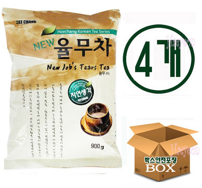 희창유업 뉴 율무차, 900g, 4개