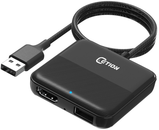 ETION Smart Mate CarPlay 有線轉無線 支援HDMI輸入 車用轉接器, 1個