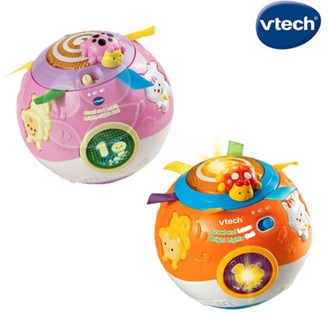 Vtech 炫彩聲光滾滾球, 橘色#47313, 1個