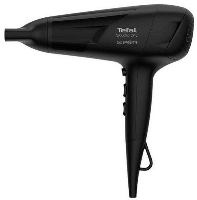 테팔 스튜디오 드라이 헤어드라이어 HV5810K0 1760W, 1760W HV5810K0, 블랙 1개