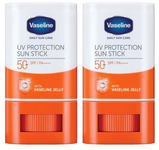 바세린 유브이 프로텍션 선스틱 SPF50+ PA++++, 15g, 2개