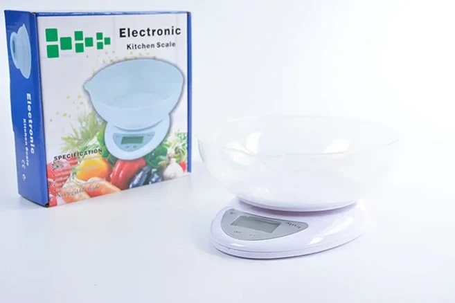 트레이 포함 5kg 휴대용 LED 디지털 저울 음식 무게 측정 주방 소형 그램 단위, 01 3Kg, 01 With tray box