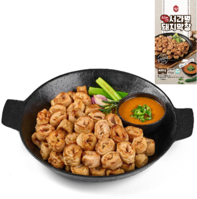 오븐에 꾸운 돼지막창 - 420g (국내산) - 소스포함, 5개