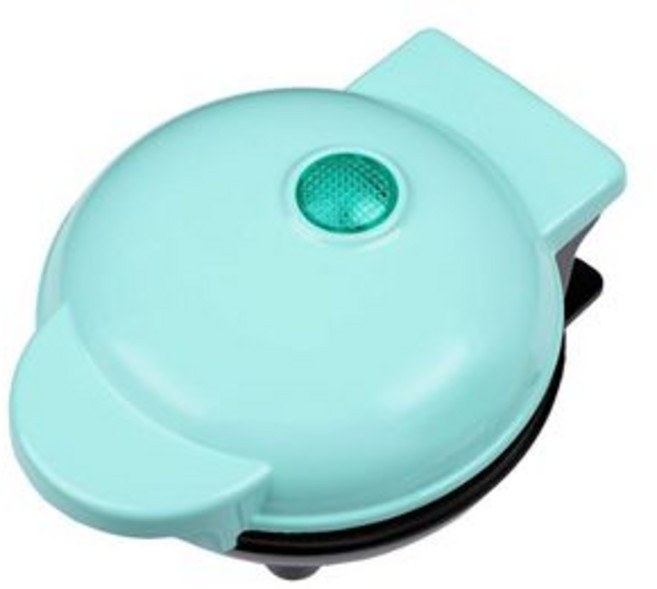 미니 전기 와플 메이커 기계 미국/호주/유럽/영국 플러그 주방 조리기구 아침 식사 다목적 토스터 베이킹 메이커, 01 파란_04 AU