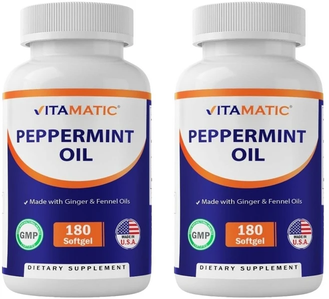 비타매틱 페퍼민트 오일 캡슐 180정 2개 - 쿠팡