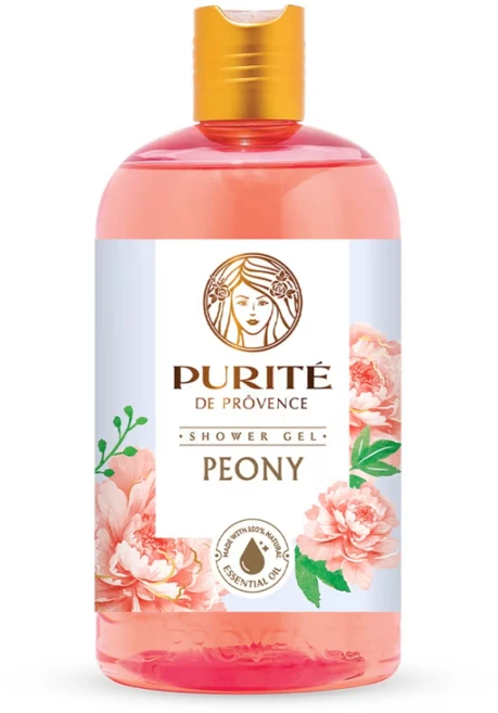 Purite 작약추출물 샤워젤 500ml 천연 플로럴 향기 바디워시, 1개 - 쿠팡