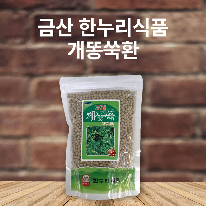 금산한누리식품 개똥쑥환(300g)(지퍼팩), 9개, 300g