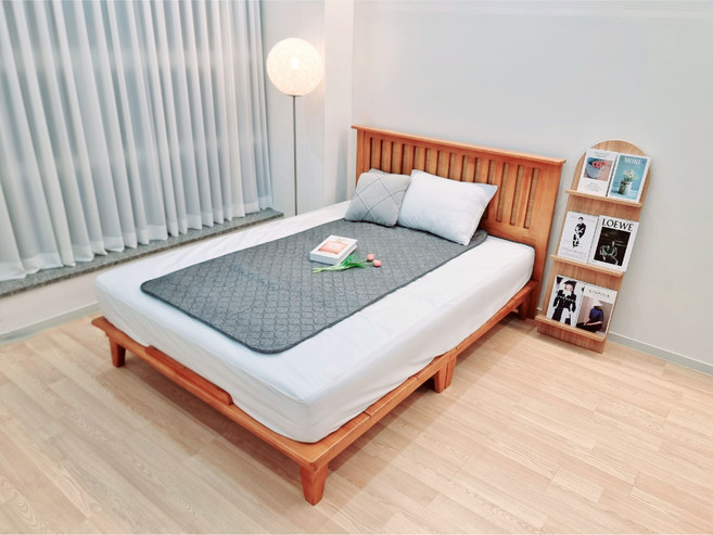 자연꿈 탄소매트 퀸 싱글 1인용 2인용 온열 전기매트 전기요 캠핑 전기장판 봄이네하우스, 싱글(95x190cm)