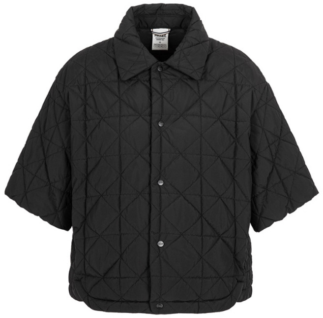 밀레 여성 봄 가을 간절기 기본형 퀄팅 경량소재 반팔 경량 패딩 자켓