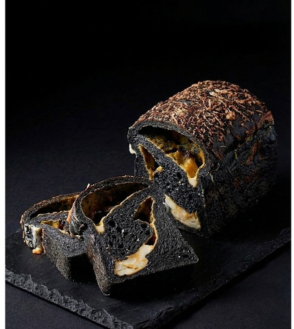 Am:en Bakery 먹물치즈식빵 블랙홀, 1개, 275g