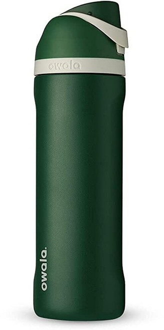 Owala 해리 포터 FreeSip 단열 스테인리스 스틸 물병 빨대 포함 BPA 프리 스포츠 여행에 적합 709.8ml(24온스) 래번클로 390482, Harry Potter, Slytherin