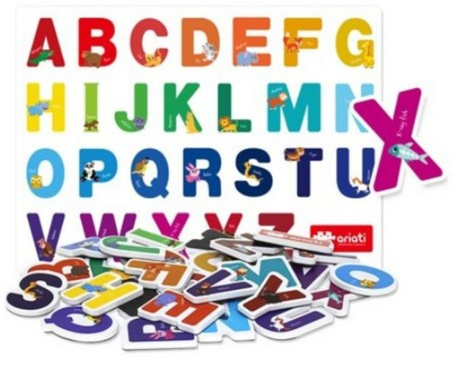 아리아띠 착착 영어 대문자 자석퍼즐, MIX 혼합, 1개
