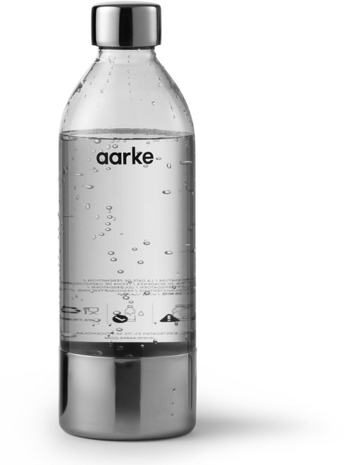 아르케 엑스트라 페트 스테인리스 스틸 탄산수 제조기용 재사용 Aarke Extra PET Stainless Steel Reusable Bottle for Carbonator l, 1개