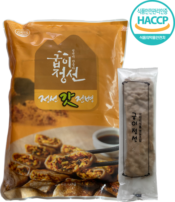 강원도 매콤바삭한 국산돼지고기 김치 수제 찹쌀메밀전병 택배 [10개입], 9개, 1.2kg