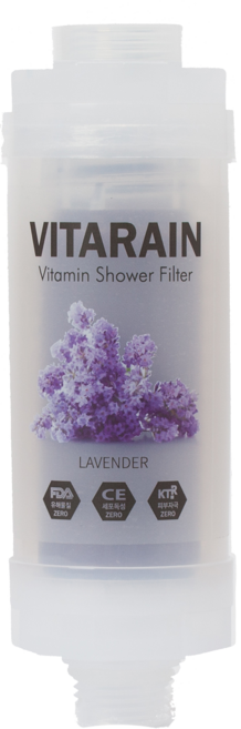비타레인 비타민 샤워기 필터, 2개, 라벤더향