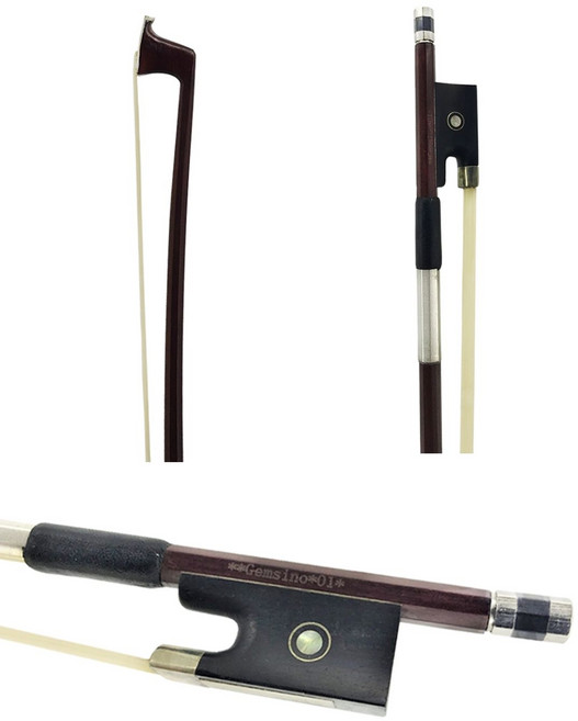 BN-01 普級巴西木 八角小提琴弓 1/4、1/2、3/4、4/4尺寸, 1個