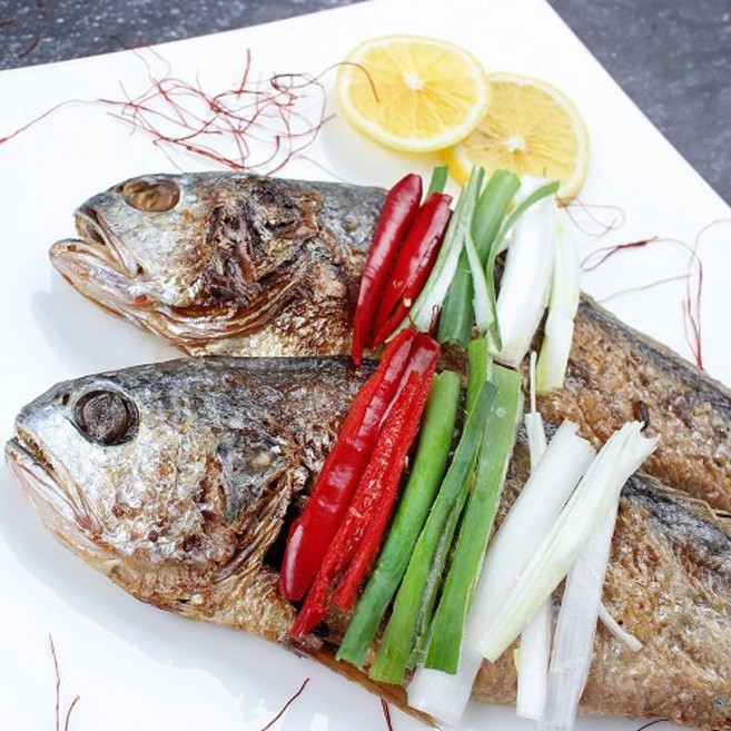 법성포 영광 찐보리굴비 특대형 5미 32cm내외 부세조기 맛집