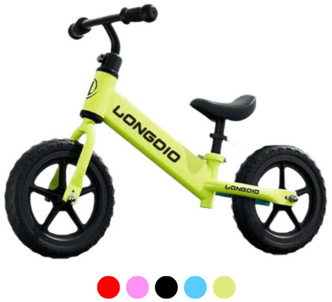 어린이 자전거 12인치 14인치 3세 4세 5세 6세 페달없는, 12인치 블랙, 1개, 1cm