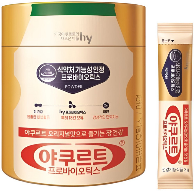 에치와이 야쿠르트 프로바이오틱스 유산균, 120g, 1개