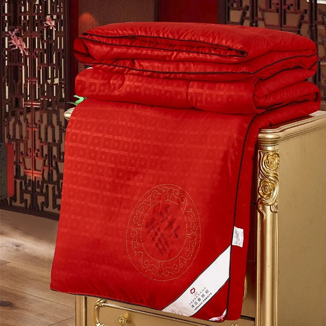 100% 뽕나무 실크 이불 진짜 실크 용수철 가을 두꺼운 겨울 이불 시원한 고급 따뜻한 이불 컨디셔닝