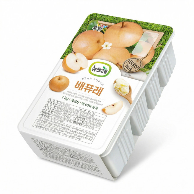 우양 뉴뜨레 배퓨레 1kg, 1개