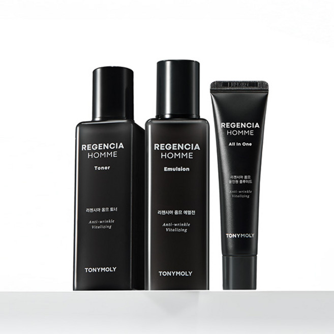 토니모리 리젠시아 옴므 스킨케어 3종세트 토너150ml+에멀전150ml+플루이드30ml, 토니모리 리젠시아 옴므 스킨케어 3종세트 토너150ml